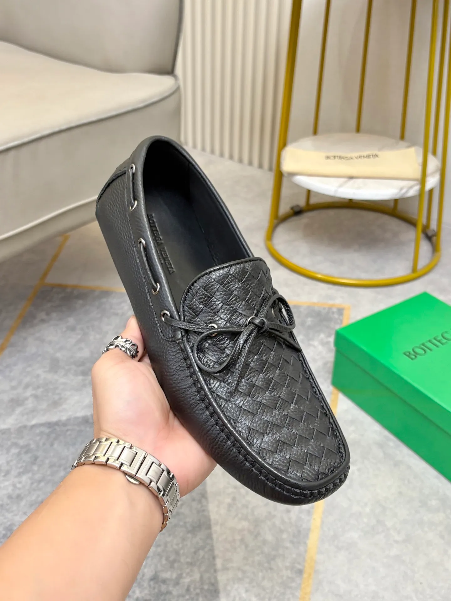 P420💰 (Niu Li + Niu Pad) [BV] The latest hot style‼ ️Casual men's shoes, uppers imported first-layer cowhide ➕Full imported cowhide lining✔️Exquisite workmanship, excellent foot feel, special rubber soles✔️, cool and fashionable, the latest fashion, fashionable outsole, hurry up.  Code number: 38-44 (can be customized to 37.45, non-refundable)